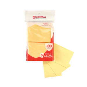 Central Shield – Matte: Amarelo Pastel