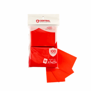 Central Shield – Matte: Vermelho