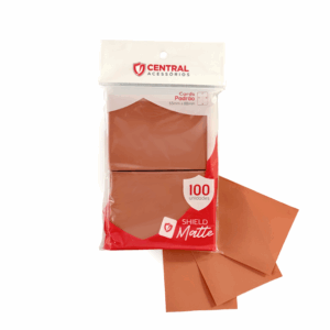 Central Shield – Matte: Marrom Pastel