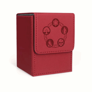 Deck Box (caixa de baralho) de cartas MTG – Vermelho