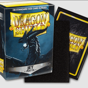 Dragon Shield: Matte Sleeves - Standard Size - Jet